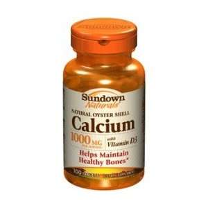   Natural Oyster Shell Calcium 1000 Mg Plus Vitamin D Tablets   100 Ea