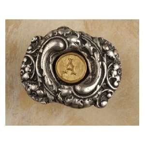  Anne At Home Cabinet Hardware 844 Fancy Initial Knob Oval 