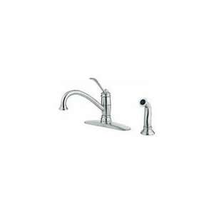  Pf Waterworks Lp 1H Ss Kit Faucet W/Spry F0344Als