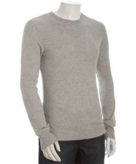 Alternative Apparel ash heather and oatmeal striped thermal knit 