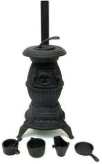 OLD MOUNTAIN 13 CAST IRON Pot Belly Bellied Wood Stove Replica  