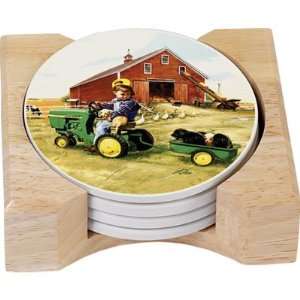  Tractor Ride Coaster Gift Set