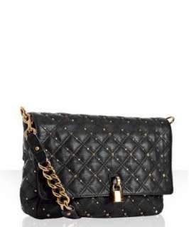 Marc Jacobs black quilted leather Beat shoulder bag   up to 