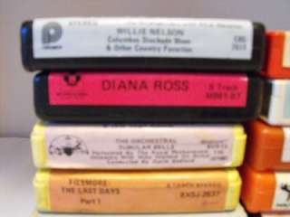 Mixed Lot of 17 + 3 Classic Rock 8 Track Tapes