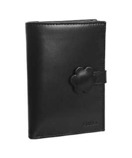 Furla black leather Bloom medium wallet  