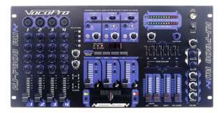  VocoPro KJ 7808RV Professional KJ/DJ/VJ Mixer with DSP Mic 