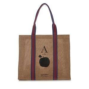  apple & bee eco shopping bag, a is for apple, 1 ea Cell 