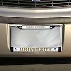 Wake Forest Demon Deacons Chrome License Plate Frame