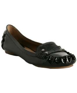 Kate Spade black patent leather Lindsay loafers   