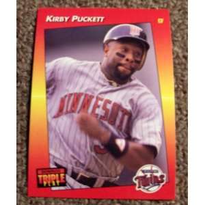 1993 Donruss Triple Play Kirby Puckett # 202 MLB Baseball 