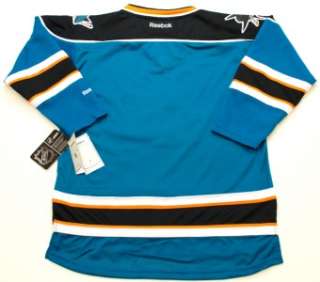 NHL Reebok San Jose Sharks Youth Stitched Premier Hockey Jersey New 