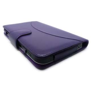 Purple Booklet Leather Case Cover Samsung Galaxy TAB +S  
