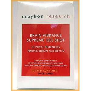  Brain Vibrance Supreme Gel Shot   30 shots Health 