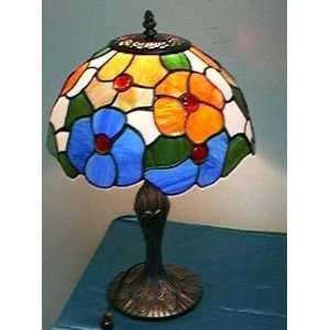    Tiffany style stained glass floral lamp 12