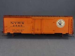   TRAINS   NYRX #2565 CUSTOM BOX CAR   O SCALE BRASS MODEL TRAIN  