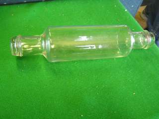 Vintage GLASS Rolling Pin 14  