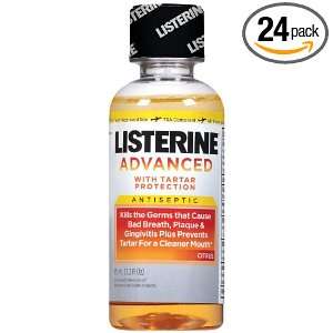 LISTERINE Advanced with Tartar Protection Antiseptic Mouthwash, Citrus 