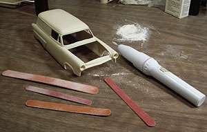 Resin 1956 Ford Mainline 2dr Clean & Ready to Paint  