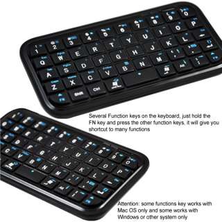 Slim Wireless Bluetooth Keyboard iPad iPhone PDA P