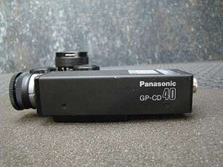 Panasonic GP CD40 CCD W/ Tamron & Computar Lenses  