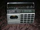 vintage panasonic rx 1660 fm am radio cassette recorder auto stop 