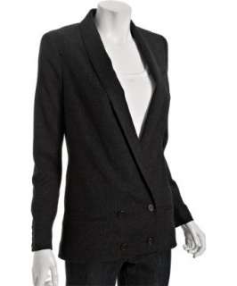 Twenty8Twelve grey wool Joia long tuxedo jacket   