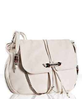 Gucci white pebble leather Jungle large shoulder bag   up to 