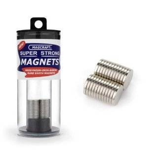 Magcraft NSN0640 1/2 Inch by 1/16 Inch Rare Earth Disc Magnets, 24 