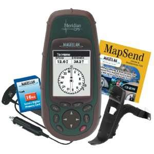  Magellan Meridian 2.2 Inch Portable GPS Navigator (Bundle) GPS 
