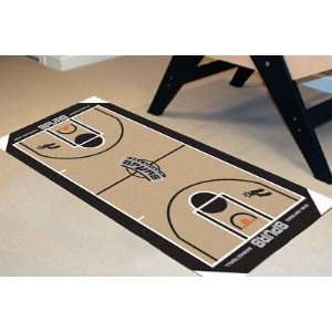  Spurs 24x44Basketball Court Rug Runner Mat New
