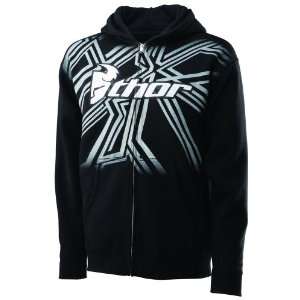  THOR MAZE MX MOTOCROSS YOUTH ZIP UP HOODY BLACK XL 