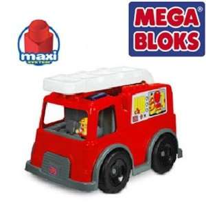  Mega Bloks Mega Fire Truck 19 x 14 With 40 Blocks 