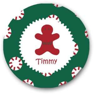  Preppy Plates   Personalized Melamine Plates (Gingerbread 