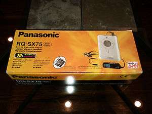 Panasonic RQ SX75 Walkman with brandnew belt installed in the box 