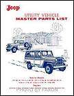 Willys Jeep Station Wagon Parts Book 1953 1954 1955 1956 1957 1958 