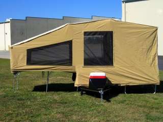 2012 Motorcycle Camping Trailer Pull Behind Camper Tow Travel Pop Up 