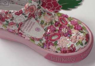 Lelli Kelly LK8013 Glicine white pink floral shoes New  
