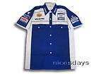 Mens Gift Yamaha Fiat Motorcycle Racing Pit Crew Shirt Size L