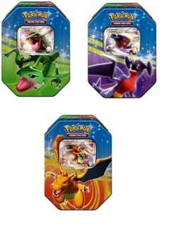 2009 POKEMON FALL 9 TIN CASE (Charizard, Garchomp, Ray)  