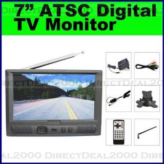 Portable TFT LCD ATSC Digital TV Monitor for USA New  