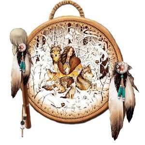   Native American Inspired Drum by The Bradford Exchange