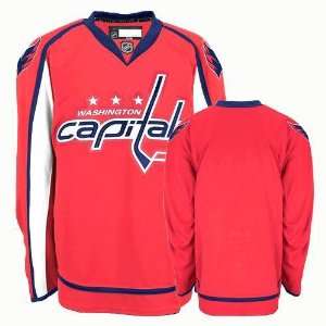   Blank Home Red Jersey Hockey Jerseys (Logos, Name, Number are sewn