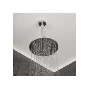    CR Ceiling Mount Tilting Round Rain Shower Head W/ 95 Rubber Nozzles