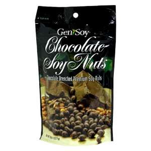  GeniSoy Chocolate Soy Nuts, 8 oz (227 g)