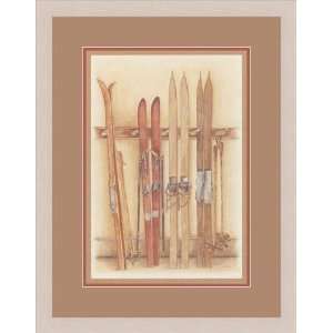  Old Ski I by Laurence David   Framed Artwork