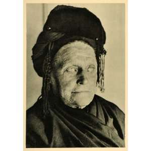  1927 Old Woman Portrait Hallig Langeness Halligen NICE 