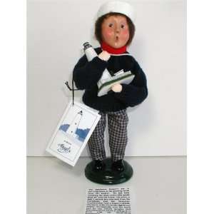  BYERS CHOICE 2004 Ocracoke Lighthouse Boy Caroler (Ltd Ed 