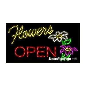  Flowers Open LED Sign 