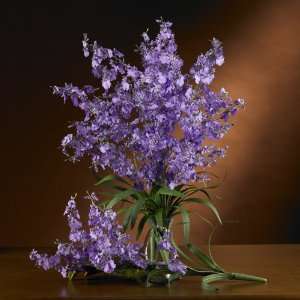   Orchid Flower (6 Stems) Purple Colors   Silk Flower