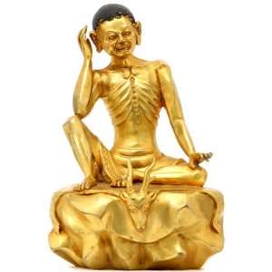   of Tibet   Copper Sculpture Gilded with 24 Karat Gold